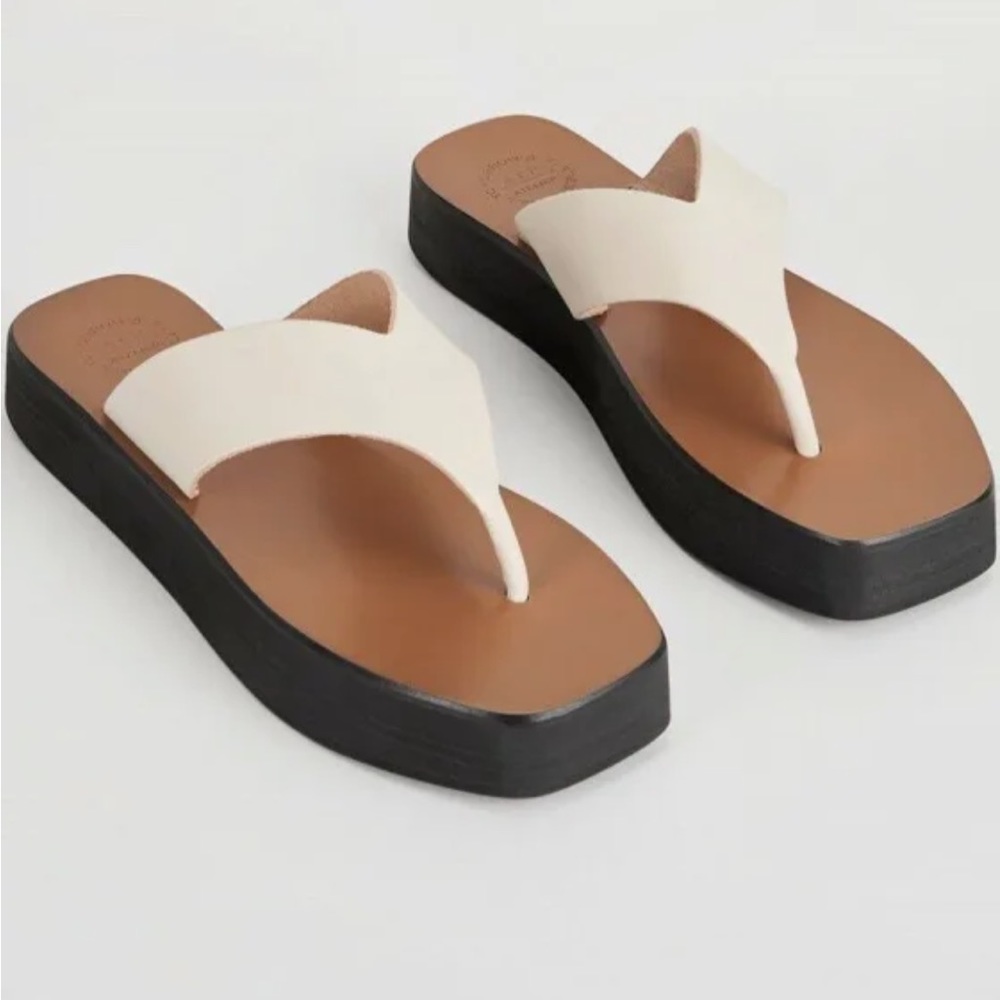 ATP Atelier Melitto leather flatform sandals size 39